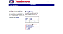 Desktop Screenshot of forumsamerica.com