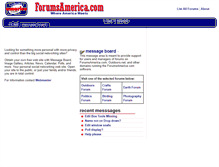 Tablet Screenshot of forumsamerica.com